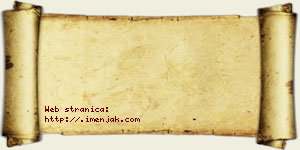 Danijela Dakić vizit kartica